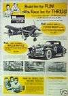 1965 Monogram Rolls Royce,Woody Wagon,WWII Model Kits P