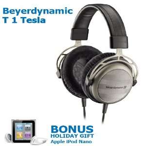  T1 Tesla Audiofile Stereo Headphone + BONUS HOLIDAY GIFT Apple iPod 