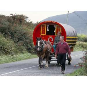 Gypsy Caravan, Dingle Peninsula, County Kerry, Munster, Eire (Ireland 
