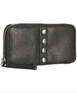 style #309427201 black leather Alex stud continental wallet