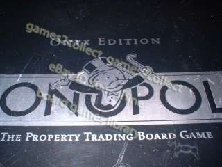 Monopoly board game 2007 Onyx edition by Parker  