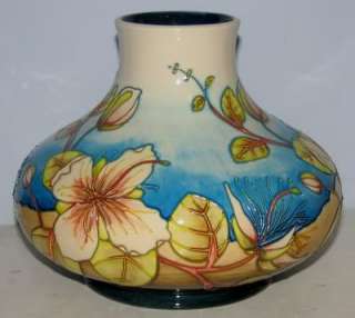 LARGE MOORCROFT LTD EDITION CAPER VASE   ANJI DAVENPORT  