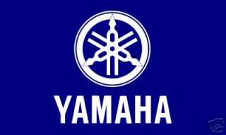 YAMAHA MOTORCYCLE BLUE SIGN 3X5 FLAG BANNER MOTOCROSS  