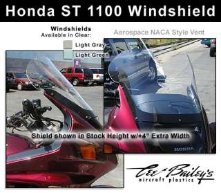 Honda ST 1100 16.5 1990 2002 Green Windshield Screen  
