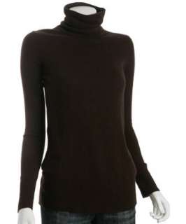 CeCe truffle cashmere turtleneck sweater tunic  