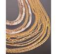 style #311901101 sand dune Adrianna Mamba layered necklace