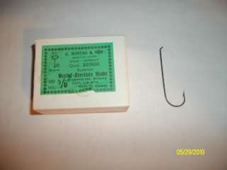 VINTAGE MUSTAD 3/0 ABERDEEN HOOKS 100 PACK  