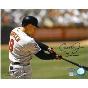  Signed Cal Ripken Jr. Picture   with Iron Man 