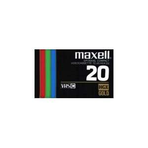  Maxell TC 20 HGX Gold VHSC Camcorder Videocassette 