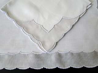 LOVELY MARGHAB SCALLOPINO PLACEMAT SET  