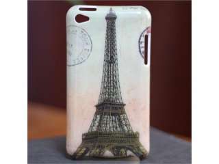 Eiffel Tower Paris Hard Cover Case for Apple iPod Touch 4 4gen 4TH 