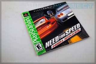 Need for Speed High Stakes Playstation PS3 PS1 GH  