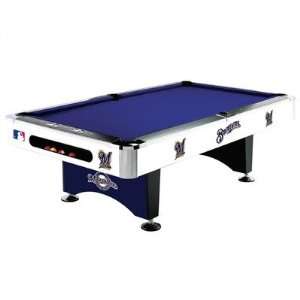  Milwaukee Brewers MLB Pool Table