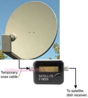 New Satellite Finder Signal Aligment RV Camper LNB Dish Finder Meter 