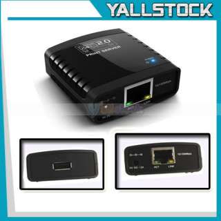 USB Ethernet Networking LPR Print Server Share1Hub DHCP  