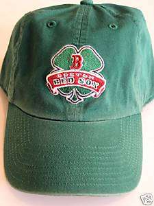 NEW** BOSTON RED SOX ST PATRICKS DAY SHAMROCK HAT CAP  