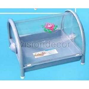   Plastic Roll Top Bread Keeper Box Case Breadbox