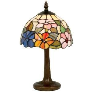    Tiffany Style Floral Stained Glass Table Lamp 