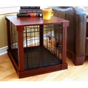   Steel Dog Crate with Wood Cover   Small, Medium & Large