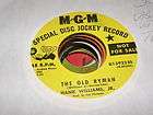   , Jr.   THe Old Ryman MGM Records M  to EX  Country 45 RPM Record