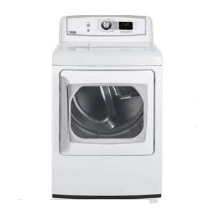  Harmony 7.3 Cu. Ft. Capacity Gas Steam Dryer   White Appliances