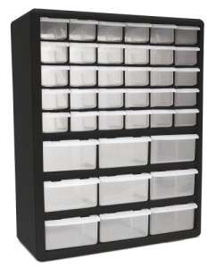 HEAVY DUTY PLASTIC PARTS LARGE SMALL DRAWER ORGANIZER  