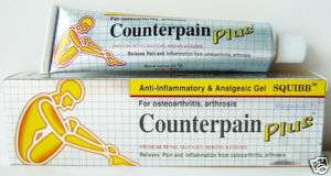 CounterPain Plus Analgesic Pain Releif Gel Muscle Pain  
