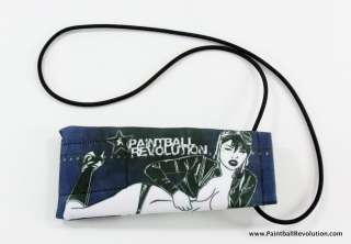 Paintball Revolution Fighter Style Pin Up Girl Barrel Cover   Blue 