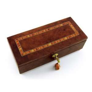   Classic Style Music Jewelry Box with Lock and Key