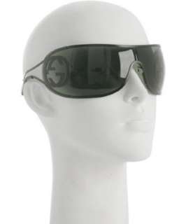 Gucci black matte interlocking G wrap sunglasses   