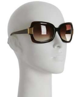 Oliver Peoples dark sienna Vilette square sunglasses   up to 