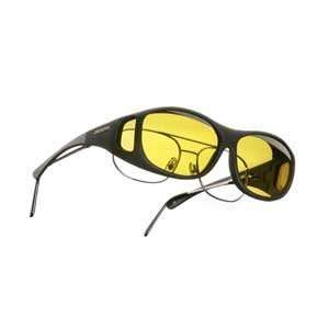  Cocoons Low Vision Sunglasses   Pilot Size Large   Lemon 