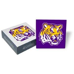  LSU Tigers Set of 4 Coasters from Mug World Sports 