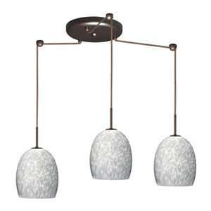 Besa Lighting 3JCW 1697 Lucia 3 Light Energy Efficient Round Island 