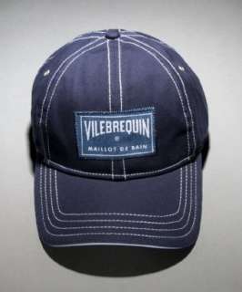 Vilebrequin navy contrast stitched logo patch baseball cap   