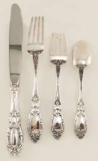 4pc Sterling Silver Place Setting King Richard Towle  