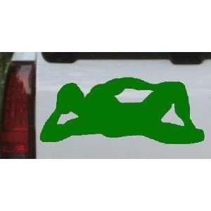  Dark Green 26in X 10.7in    Sexy Mudflap Man Silhouettes 