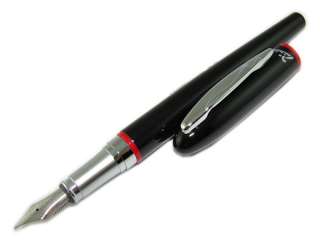 Picasso 907 Montmartre Black Fountain Pen Red Ring PI001  