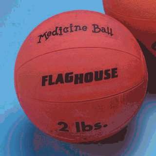  Balance Balls Flaghouse Rubber Medicine Balls   2 Lbs 