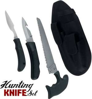 Hunting Knife Set Saw Blade Game Processing Knives Kit 0024409131639 