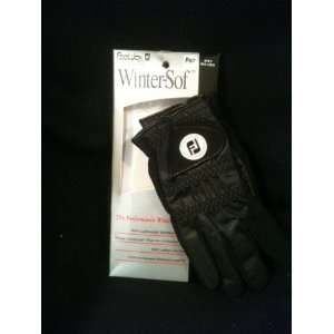  Foot Joy Winter Sof Mens Pair of Golf Gloves in Black 