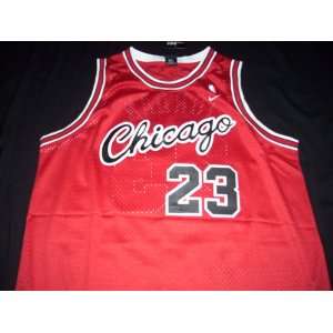 Michael Jordan Nike Road Red Chicago Bulls Jersey Size XXL 
