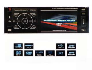 POWER ACOUSTIK PTID 3600 3.6 CD/DVD Car Player Monitor  