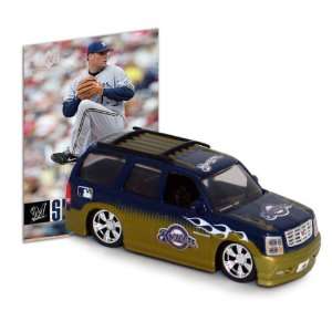  Milwaukee Brewers MLB Cadillac Escalade with Ben Sheets 