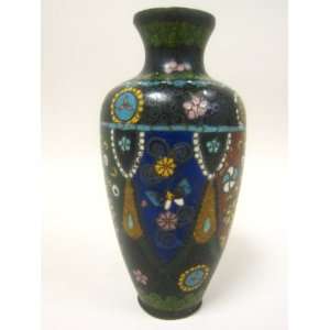  Miniature Hand Enameled Cloisonne Vase