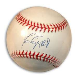    Javy Lopez Autographed National League Baseball