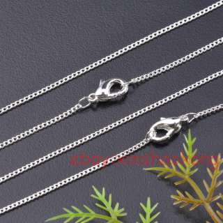 FREE SHIP 20pcs Silver Plated Chains 440x1mm KCH2699  