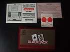 1985 Nintendo Game & Watch BLACK JACK Very Clean W/ Box