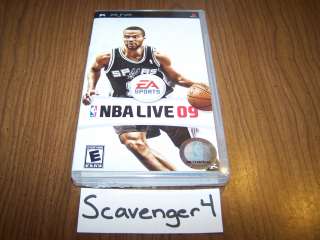 NBA Live 09 PlayStation Portable PSP NEW Sealed NTSC E 014633155082 