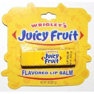 Wrigleys Juicy Fruit flavored Lip Balm in replica square gum pack 